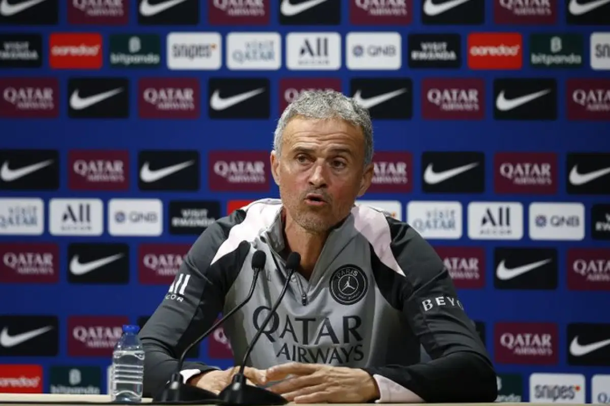 Luis Enrique, técnico del Paris Saint-Germain - PSG