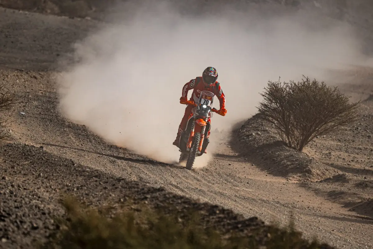 Francisco Arredondo durante séptima etapa del Dakar 2026