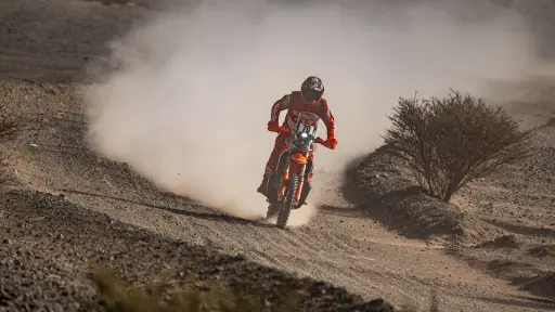 Francisco Arredondo durante séptima etapa del Dakar 2026