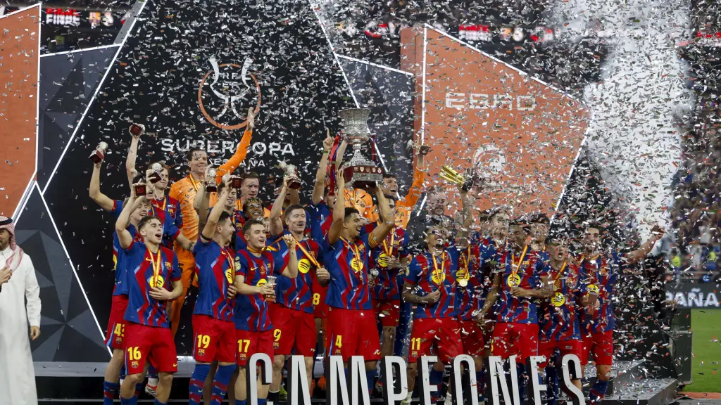 Barcelona, campeón de la Supercopa de España 2026 - EFE