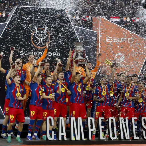Barcelona, campeón de la Supercopa de España 2026 - EFE