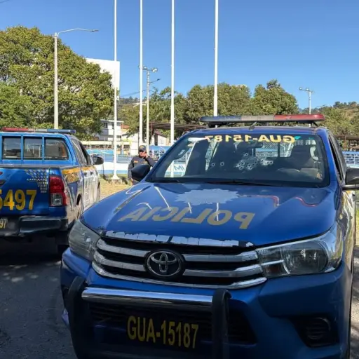Uno de los ataques armados ocurrió en el sector de Bárcena, Villa Nueva. ,Bomberos Municipales Departamentales. 