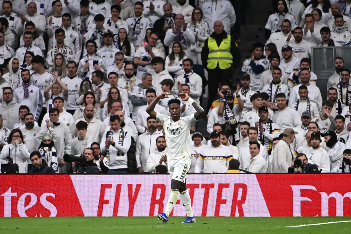 Vinícius fue abucheado durante el partido ante Levante en el estadio Santiago Bernabéu 