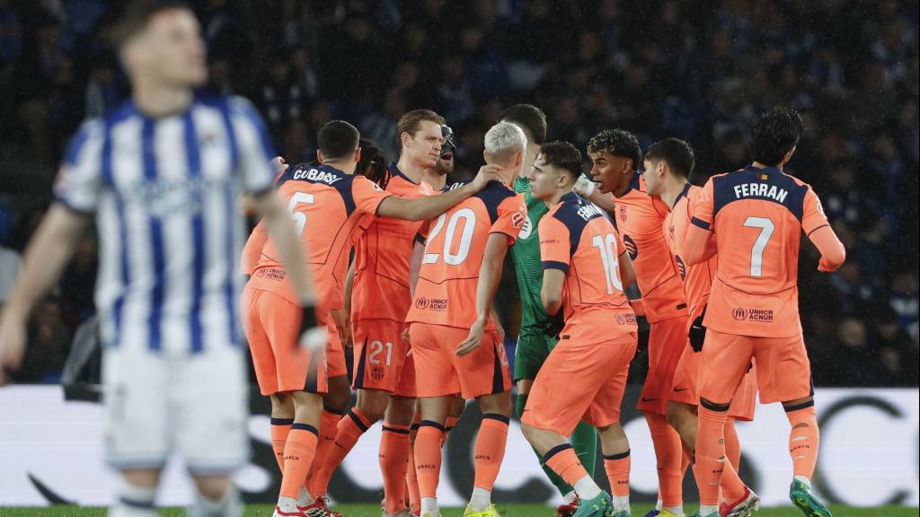 La Liga: Real Sociedad vs- Barcelona  | EFE