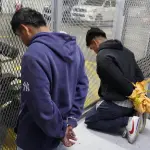 Los adultos detenidos fueron llevados a la Torre de Tribunales. ,PNC de Guatemala.