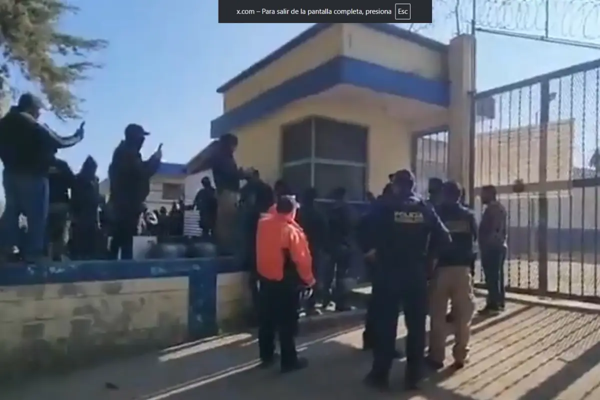 Las fuerzas de seguridad lograron recuperar a 28 rehenes de la carcel de Fraijanes II., Captura de pantalla. 