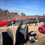 Accidente de trenes en España ,EFE