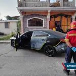 El enfrentamiento armado ocurrió en residenciales Terranova, zona 6 de Villa Nueva. ,Foto Bomberos Municipales