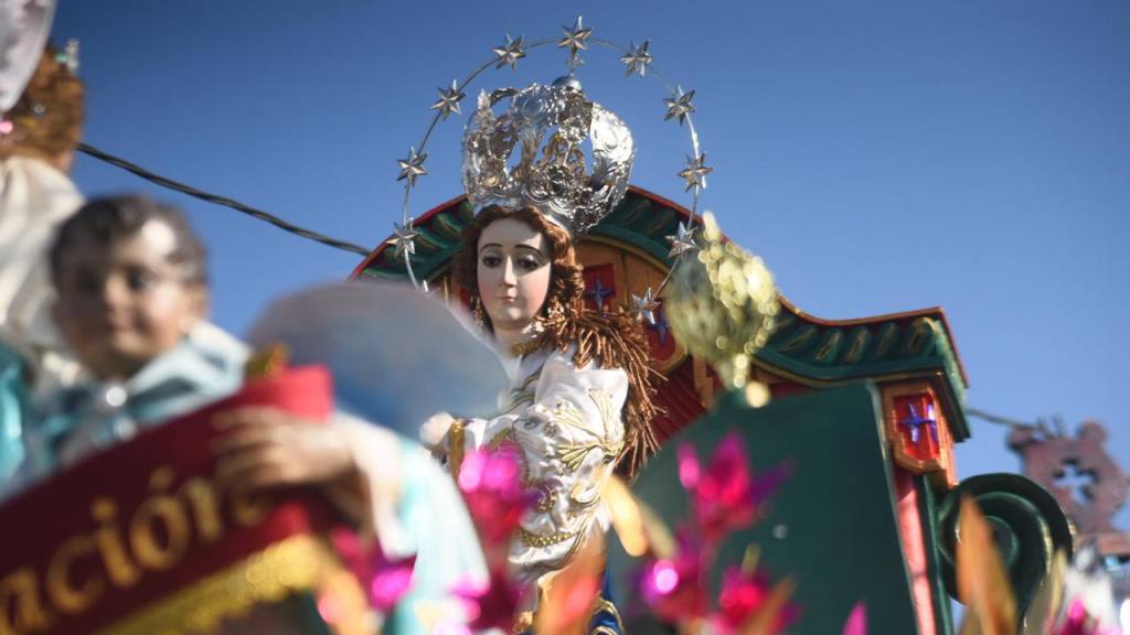 Cortejo procesional de la Virgen de los Reyes | Foto Omar Solís