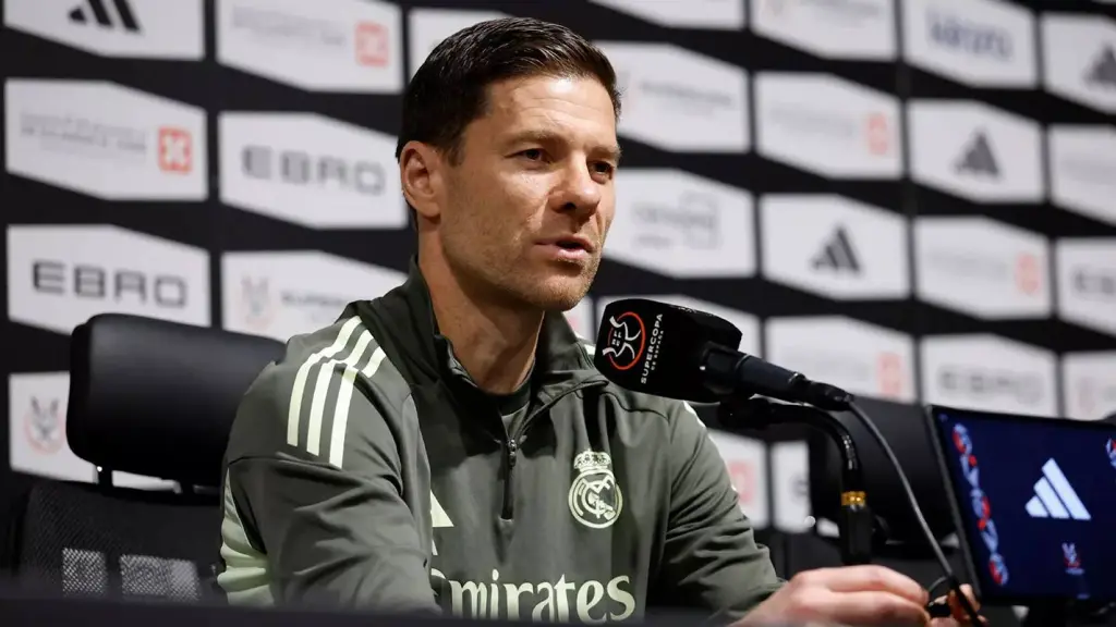 Xabi Alonso, técnico del Real Madrid, en conferencia de prensa - Real Madrid C.F.