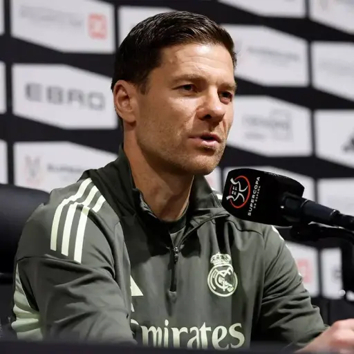 Xabi Alonso, técnico del Real Madrid, en conferencia de prensa - Real Madrid C.F.