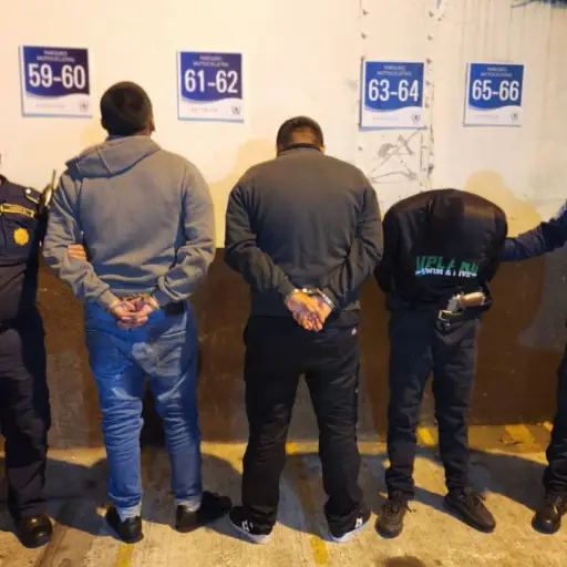 Los presuntos roba motos fueron puestos a disposición de la justicia. ,PNC