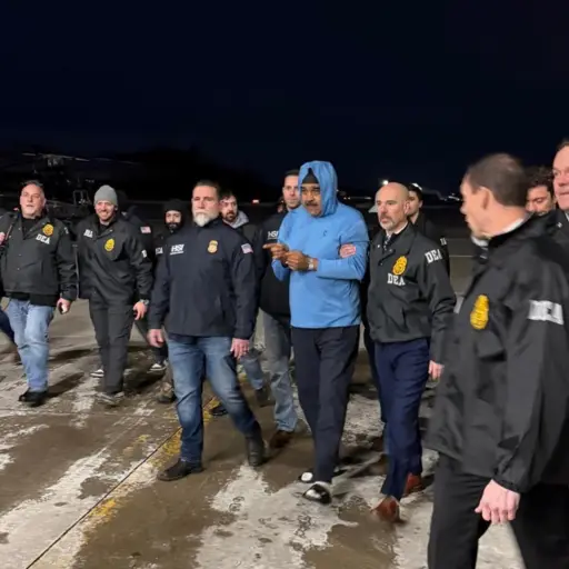 Nicolás Maduro es trasladado a Nueva York ,EFE