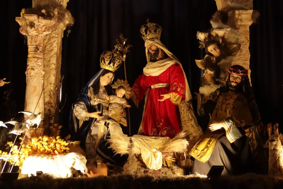 Nacimiento realizado en la Iglesia Santo Domingo., Alex Meoño/Emisoras Unidas