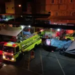 Incendio consume locales en mercado La Terminalt