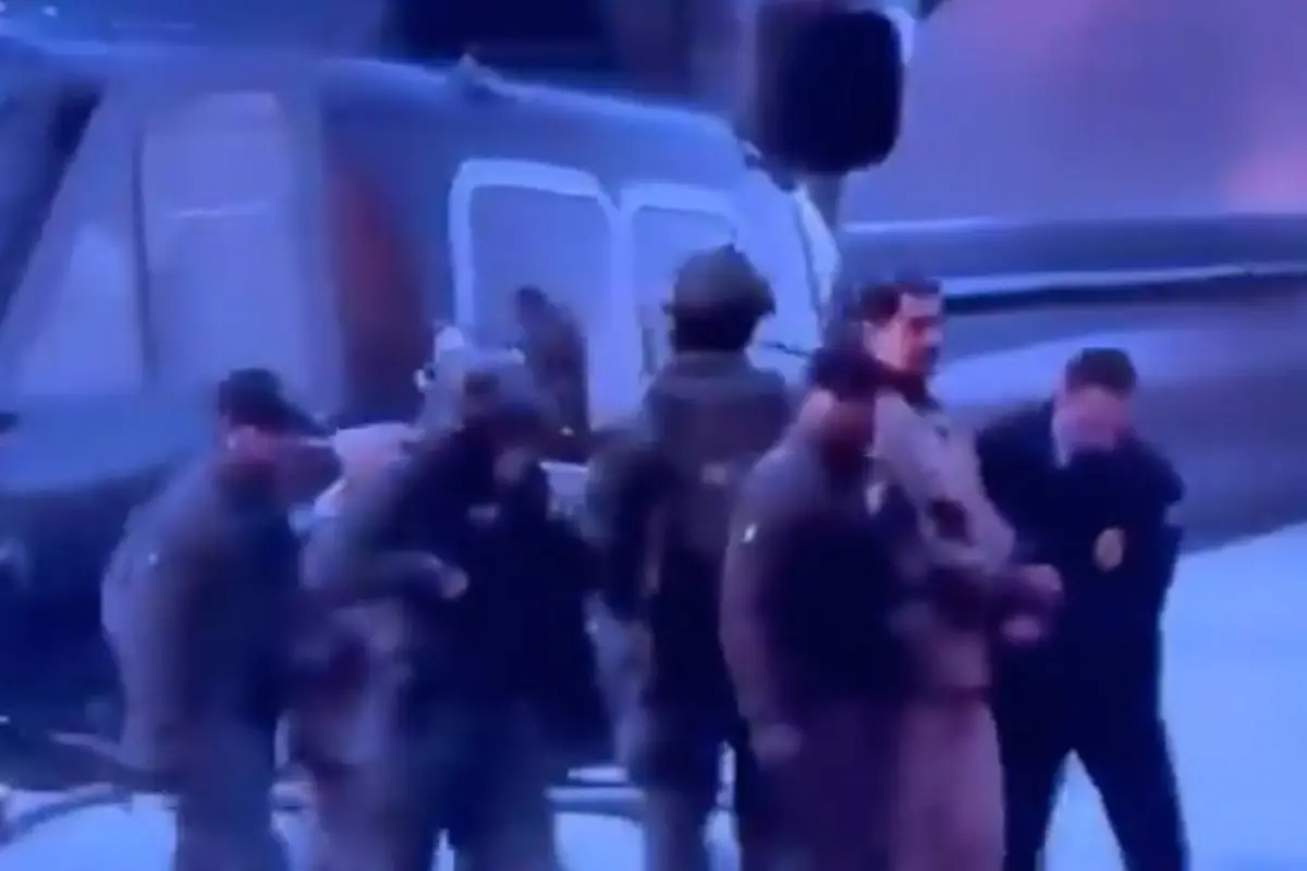 Maduro trasladado a corte de Nueva York, Captura de video