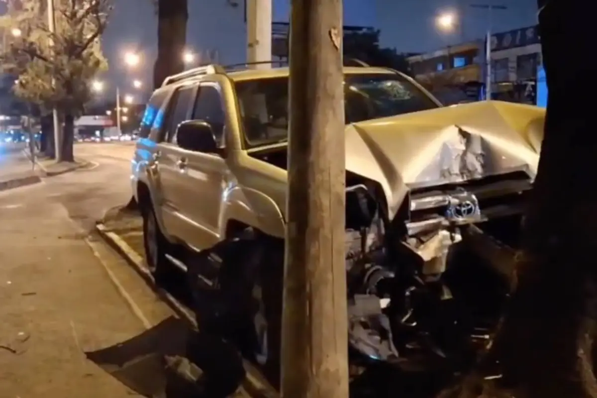 El accidente ocurrió en la calzada Raúl Aguilar Batres y 30 calle., PMT de Villa Nueva