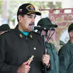 Nicolás Maduro en un acto en Venezuela ,EFE