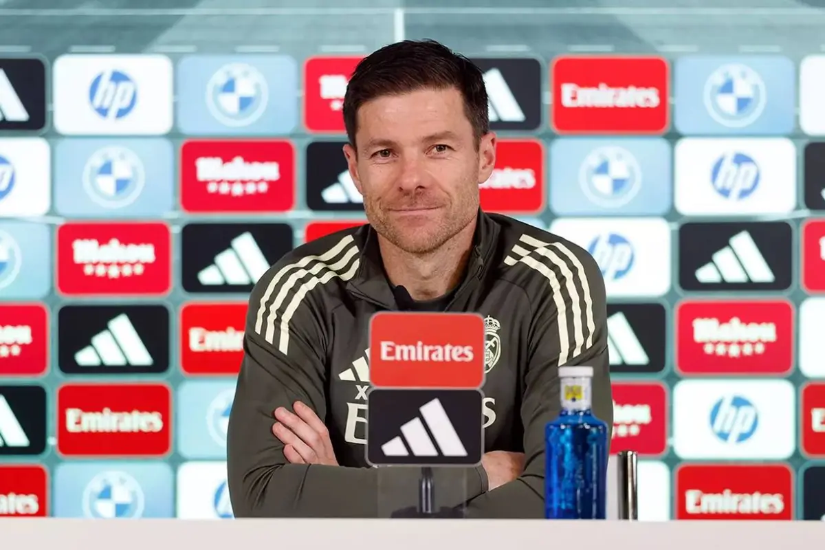 Xabi Alonso, técnico del Real Madrid, en conferencia de prensa - Real Madrid C.F.