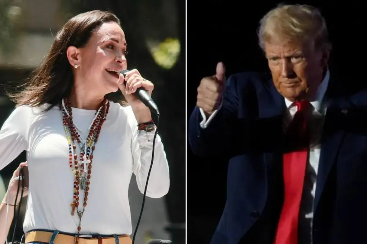 Trump analiza posible presidencia de María Corina Machado en Venezuela, Red social X