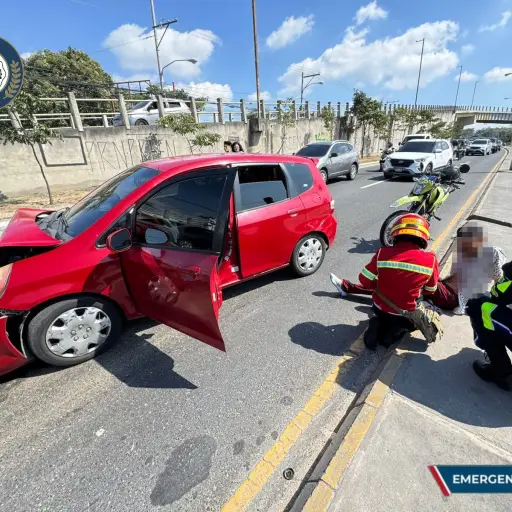En el km 8.5 de la ruta al Atlántico se registró una múltiple colisión vehicular. ,Bomberos Municipales