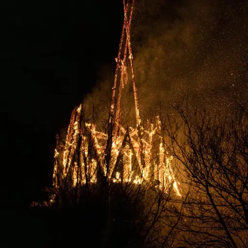 Incendio destruye histórica iglesia en Ámsterdam ,EFE