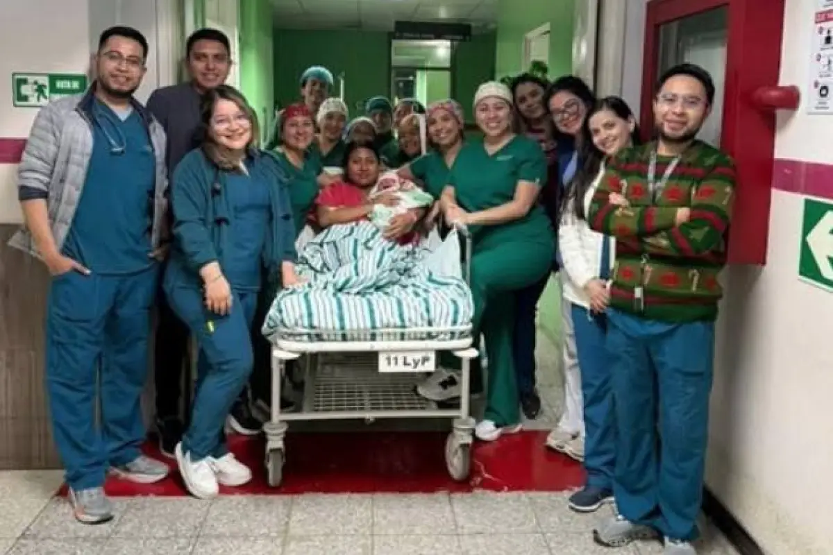 "¡La primera bendición del 2026 ha llegado!", expresó el Hospital Regional de Occidente, HRO