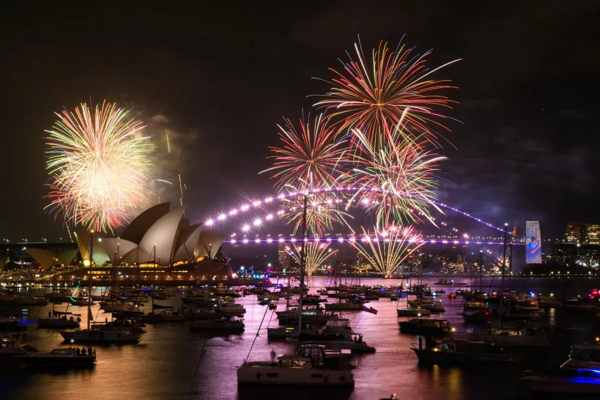 Australia celebra la llegada del Año Nuevo 2026, EFE