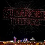 VIDEO. Espectacular show de drones en Las Vegas por el final de Stranger Thingst