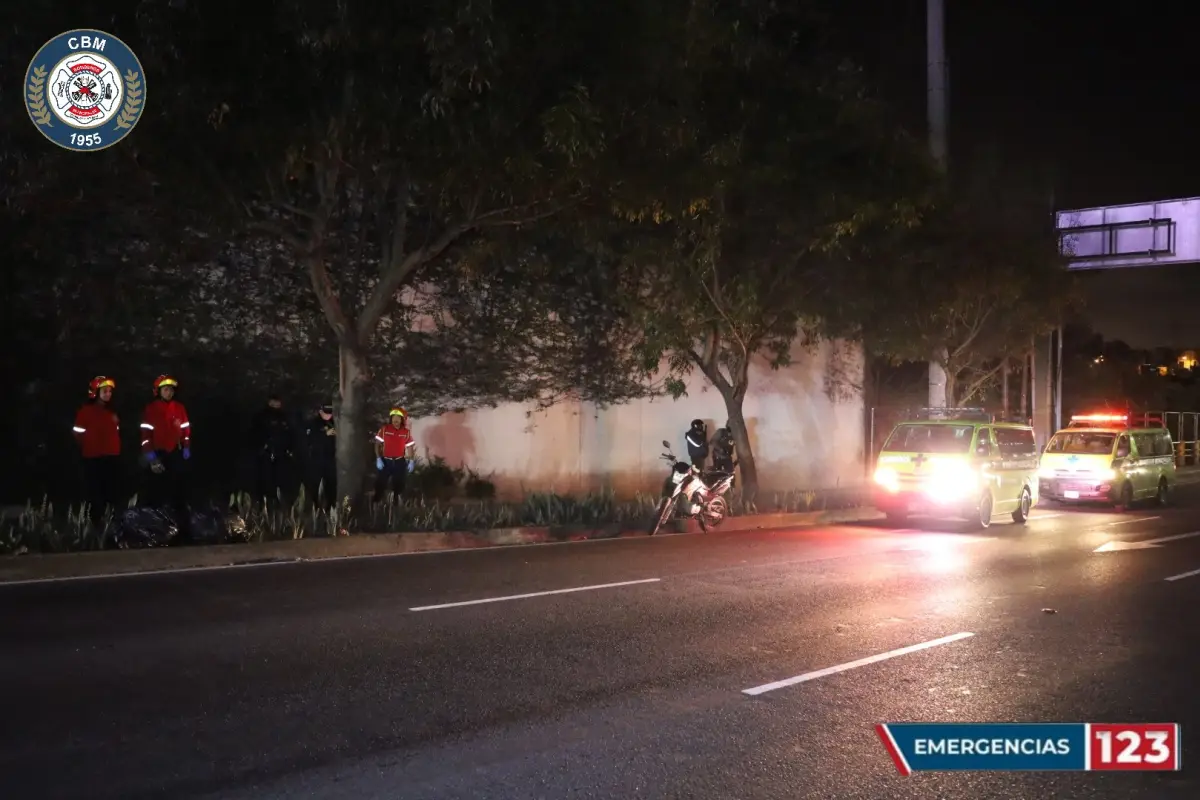 Los cuerpos fueron encontrados en cercanías del puente El Naranjo, Mixco., Bomberos Municipales
