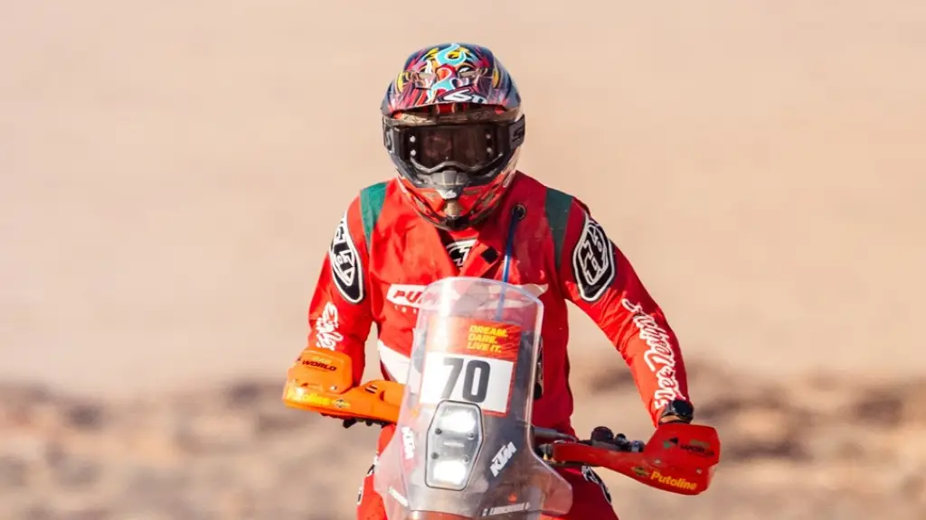 Francisco Arredondo durante su participación en el Dakar 2026 