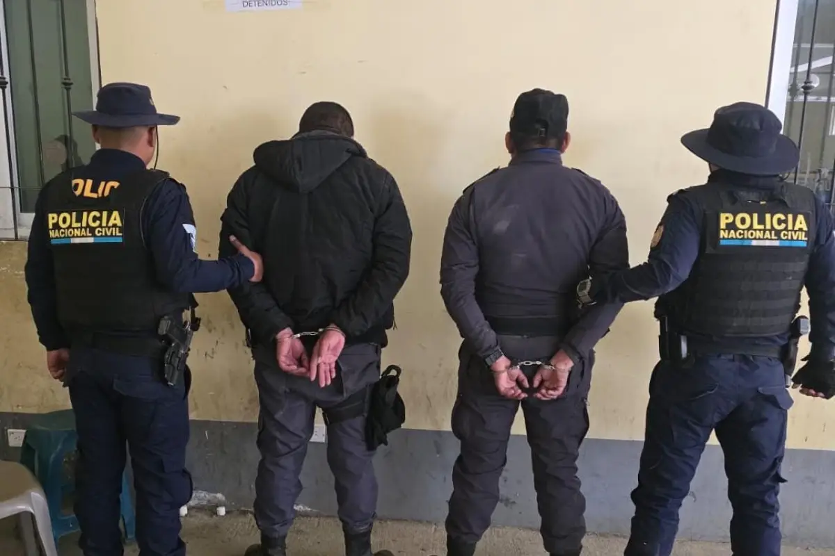 Los guardias del Sistema Penitenciario fueron consignados. , Foto PNC