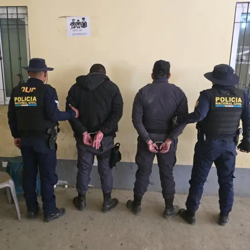 Los guardias del Sistema Penitenciario fueron consignados.  ,Foto PNC