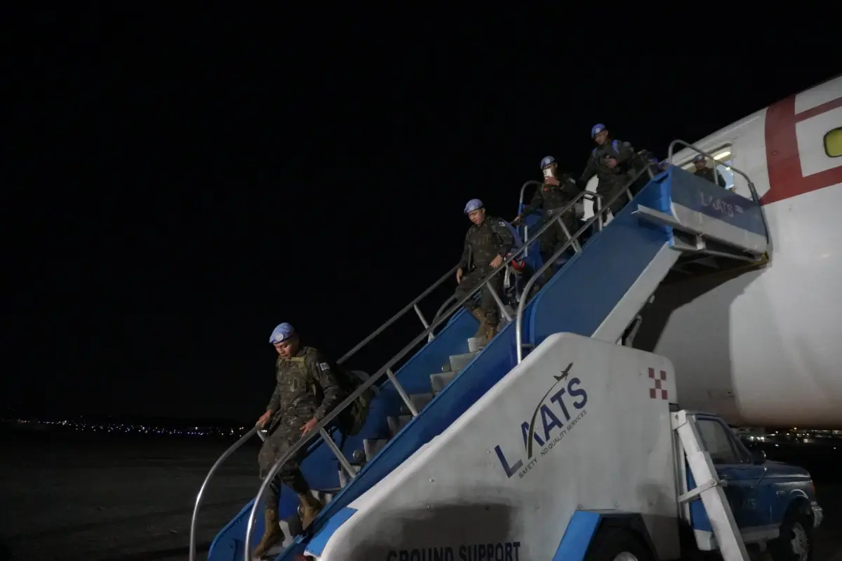 El contingente número 24 regresó a Guatemala durante la madrugada de este sábado 31 de enero de 2026., Ejército de Guatemala.