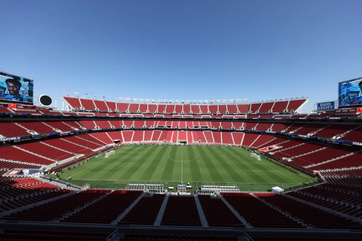 El Levi's Stadium en un partido de la Major League Soccer -MLS- - San José Earthquakes
