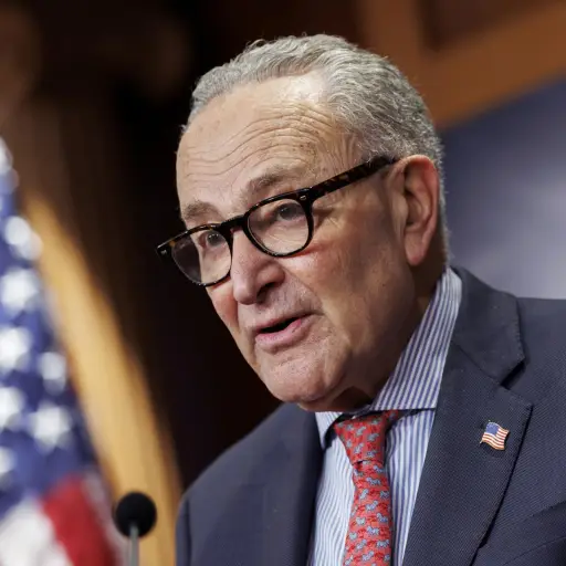 El líder de la minoría demócrata en el Senado, Chuck Schumer, en una fotografía de archivo , EFE/WILL OLIVER