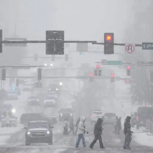 La gran tormenta de hielo y nieve. ,Redes sociales.