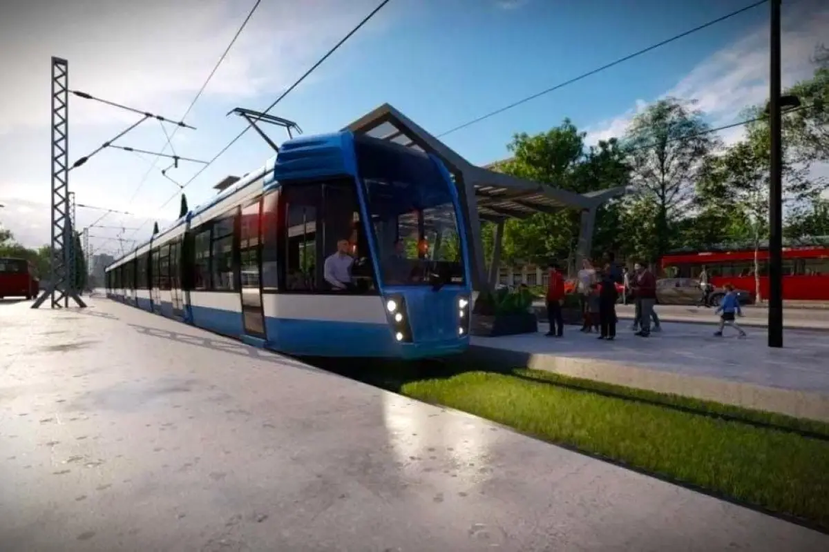 El proyecto de Metrorriel busca, en su primera fase, cubrir un trayecto de 9.2 kilómetros, según el comunicado de Cámara de Comercio., Archivo.