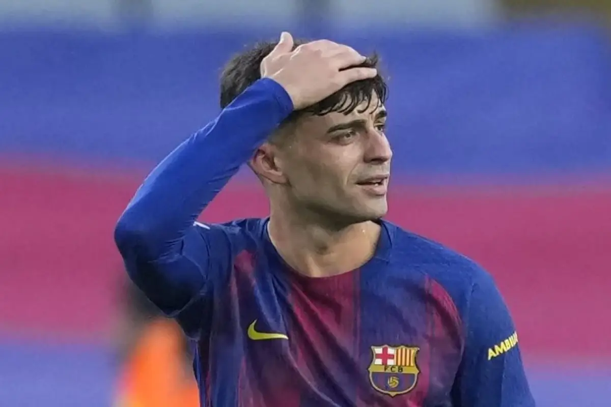 Pedri estará de baja un mes con el Barcelona por lesión