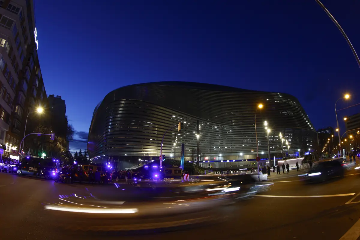 Estadio Santiago Bernabéu, que es utilizado también para conciertos