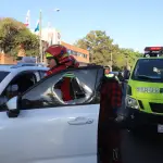 Una mujer resultó heridas tras un hecho de violencia ocurrido en el bulevar Liberación. ,Bomberos Municipales