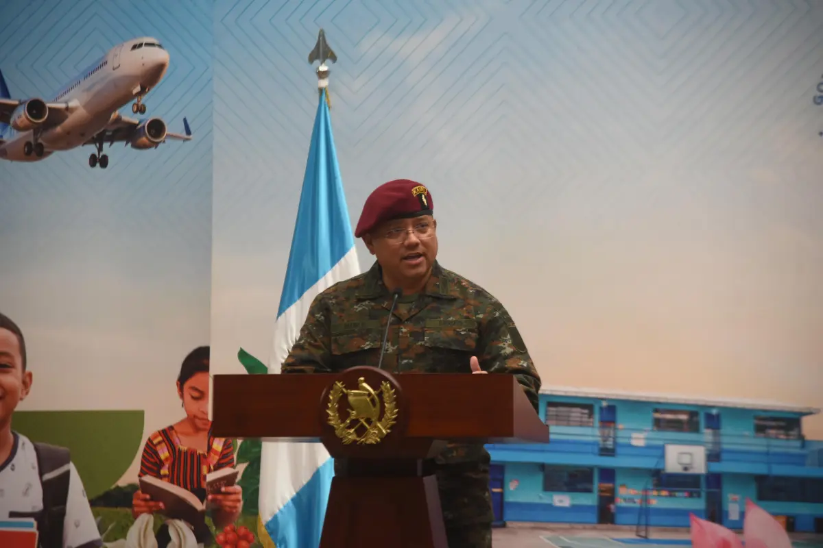 El ministro de la Defensa, Henry Saenz, durante una conferencia en el Palacio Nacional de la Cultura el 21 de enero de 2026., Omar Solís/Emisoras Unidas