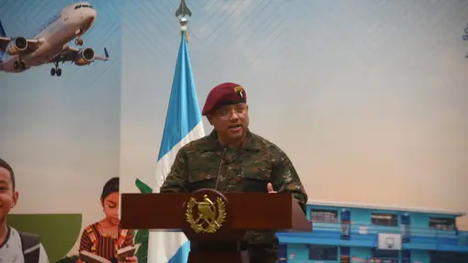 El ministro de la Defensa, Henry Saenz, durante una conferencia en el Palacio Nacional de la Cultura el 21 de enero de 2026. ,Omar Solís/Emisoras Unidas