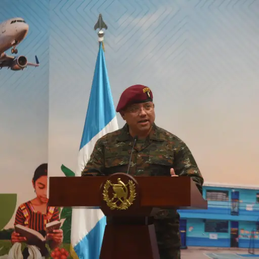 El ministro de la Defensa, Henry Saenz, durante una conferencia en el Palacio Nacional de la Cultura el 21 de enero de 2026. ,Omar Solís/Emisoras Unidas