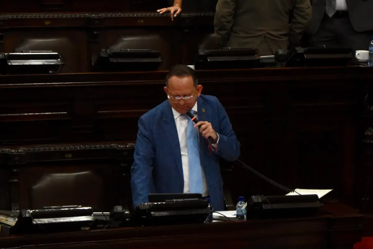 El ministro de Desarrollo Social, Abelardo Pinto, durante su interpelación en el Congreso el jueves 22 de enero de 2026., Omar Solís/Emisoras Unidas