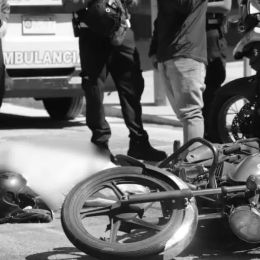 Fatal accidente de motociclista en zona 10. ,Bomberos Municipales.