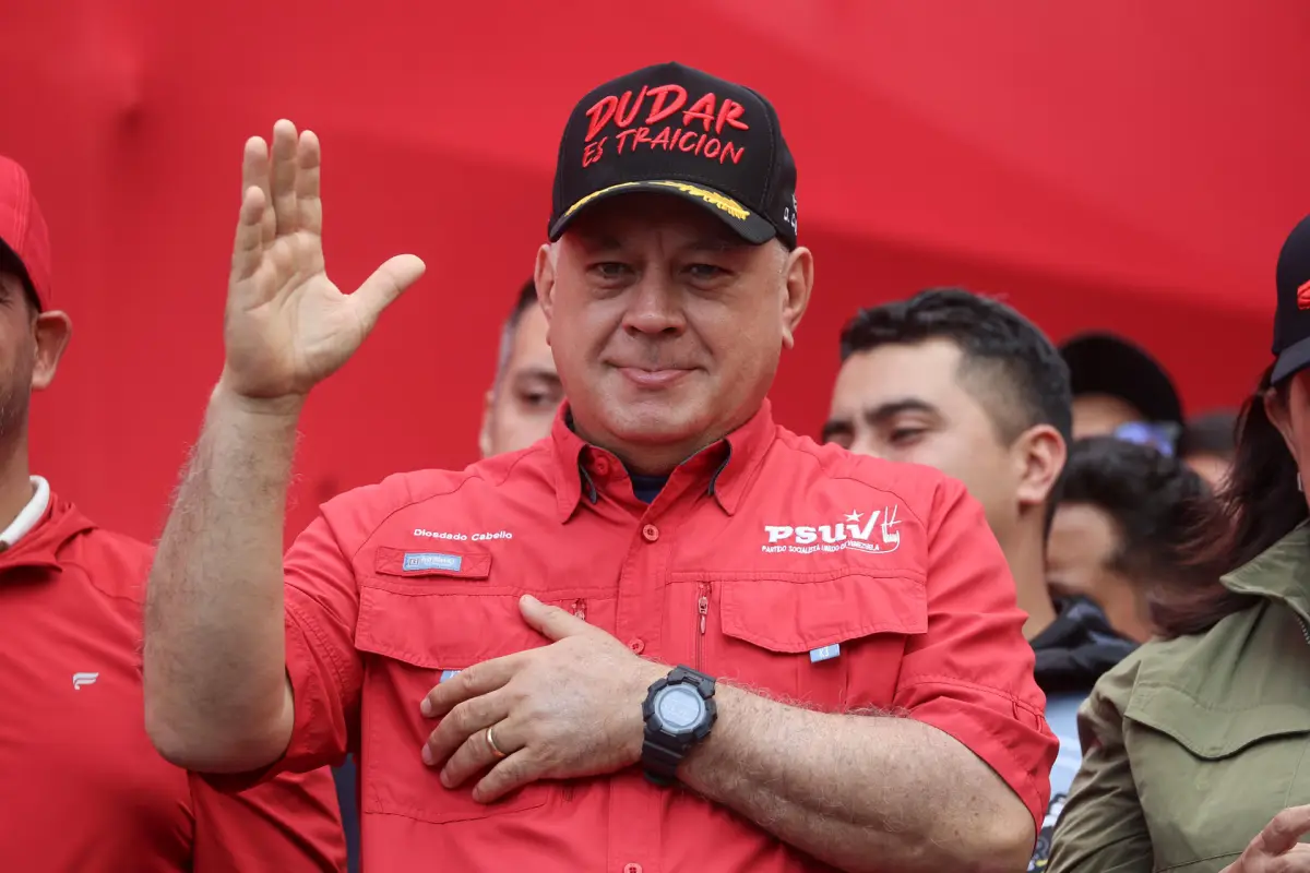 Diosdado Cabello, secretario general del Partido Socialista Unido de Venezuela (PSUV), EFE