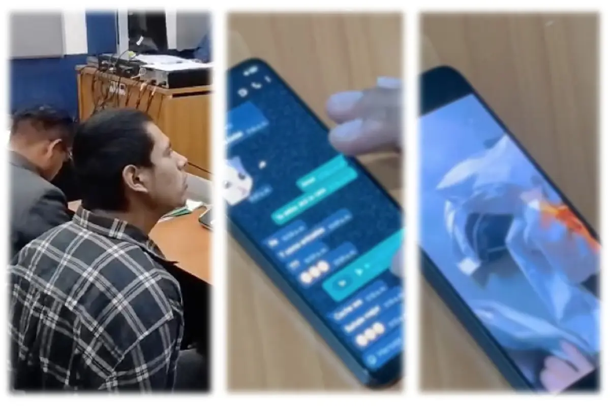 Teléfono decomisado al pandillero Harol Salguero, alias "Little Rebelde", revela mensajes y videos relacionados con ataques a PNC., .