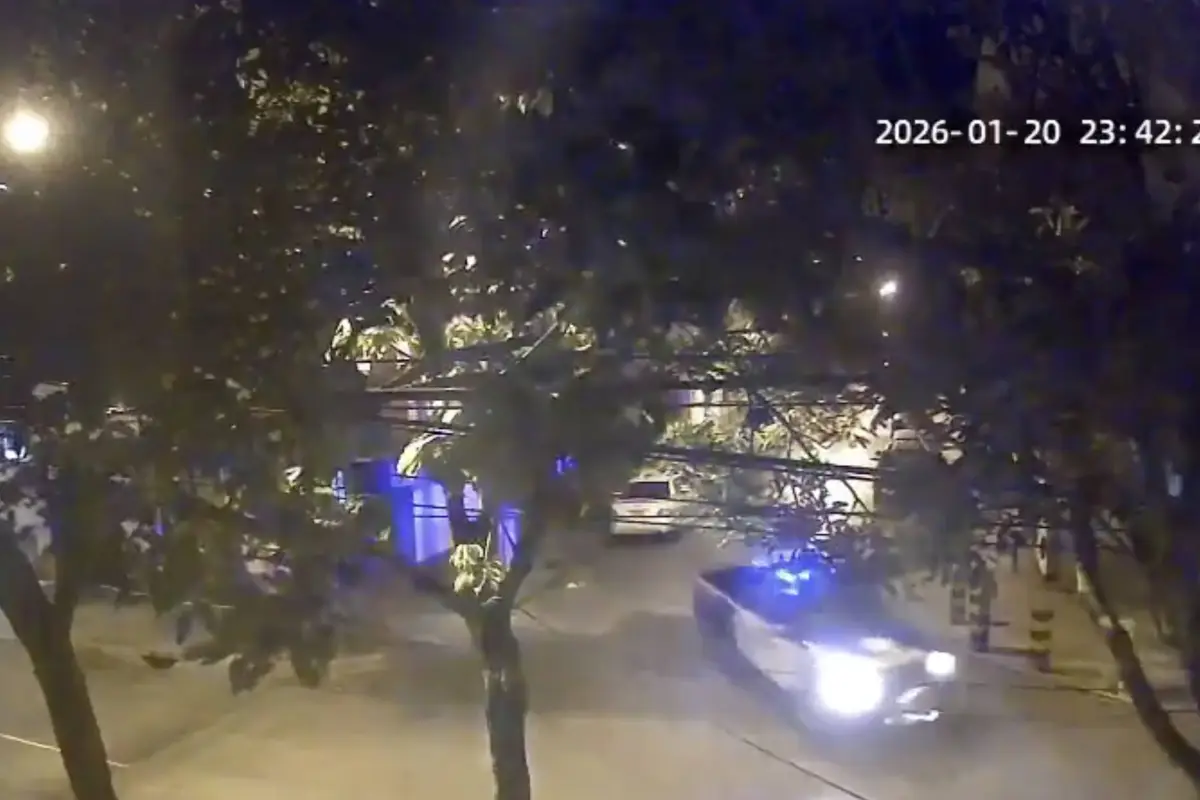 Tensión durante persecución y tiroteo en zona 1., Captura de pantalla video de X.