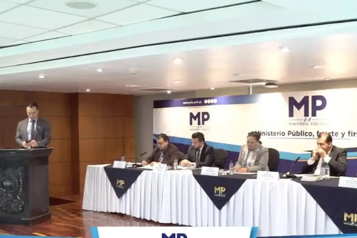 Autoridades del Ministerio Público explican avances en investigaciones sobre ataques contra la PNC., Ministerio Público